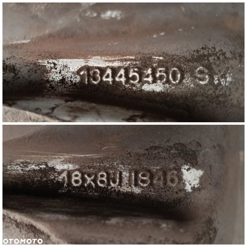 Alufelgi 5x115 18 Opel Zafira C 13445450 (F9371) - 8