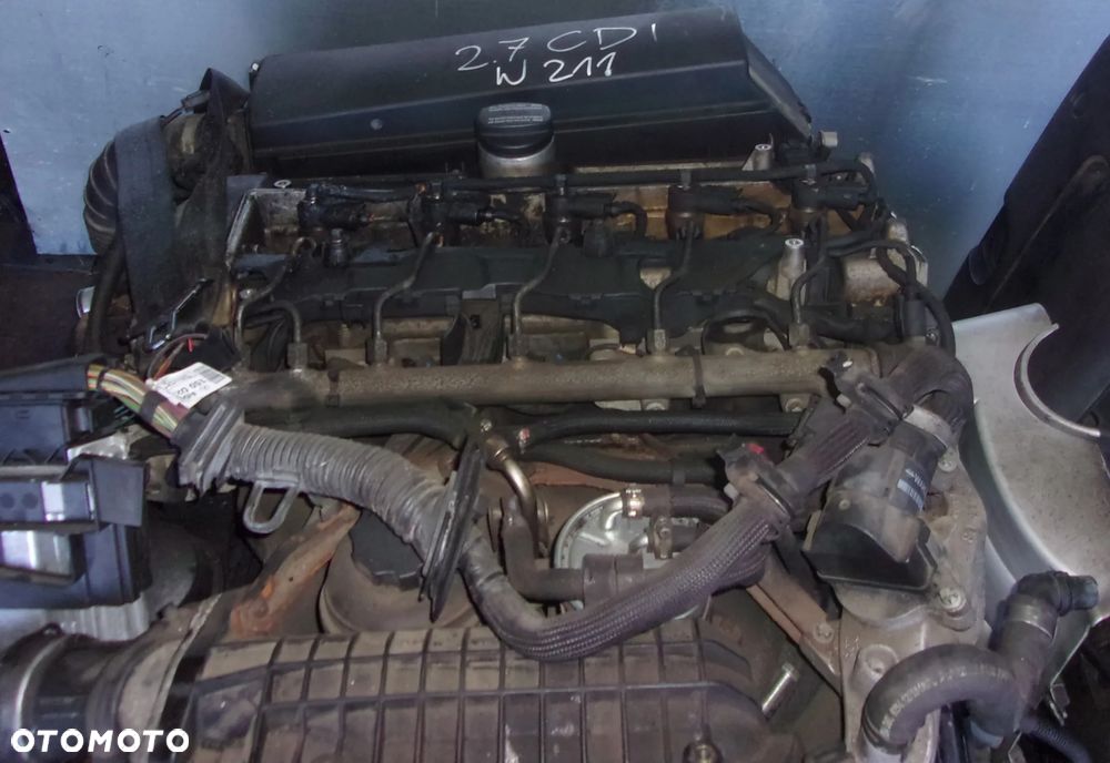 SILNIK MERCEDES W211 W203 2.7 CDI 647 kompletny - 4