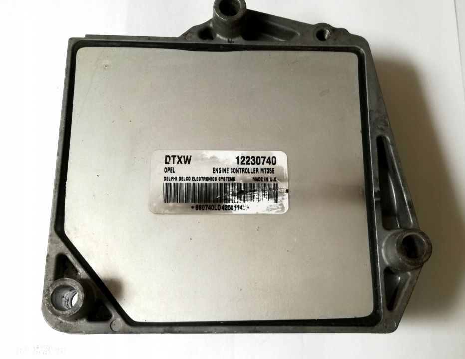 KOMPUTER OPEL ASTRA ZAFIRA 12230740 DTXW MT35E - 1