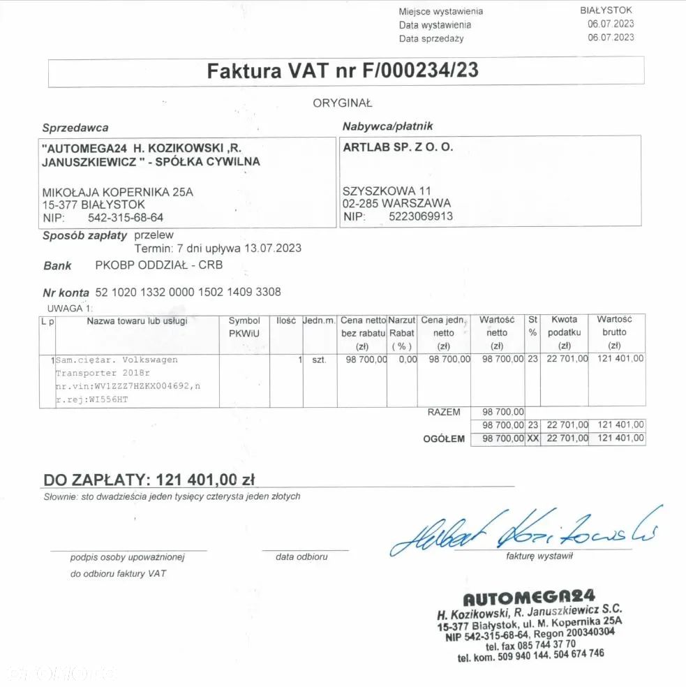 Volkswagen Transporter - 20