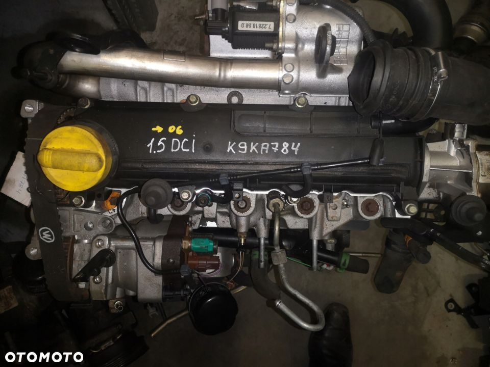 SILNIK RENAULT KANGOO CLIO II 1.5 DCI K9KA784 - 2