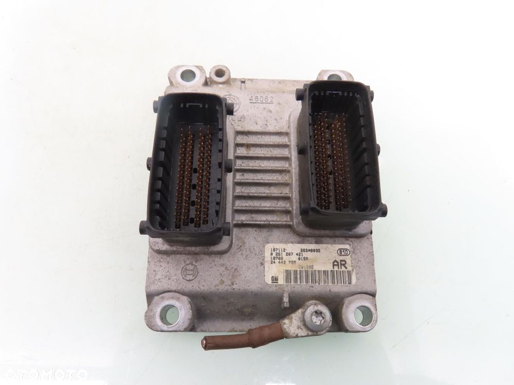STEROWNIK OPEL CORSA C 1.0 - Z 10 XE 0261207421 24443795 BEZ IMMO - 6