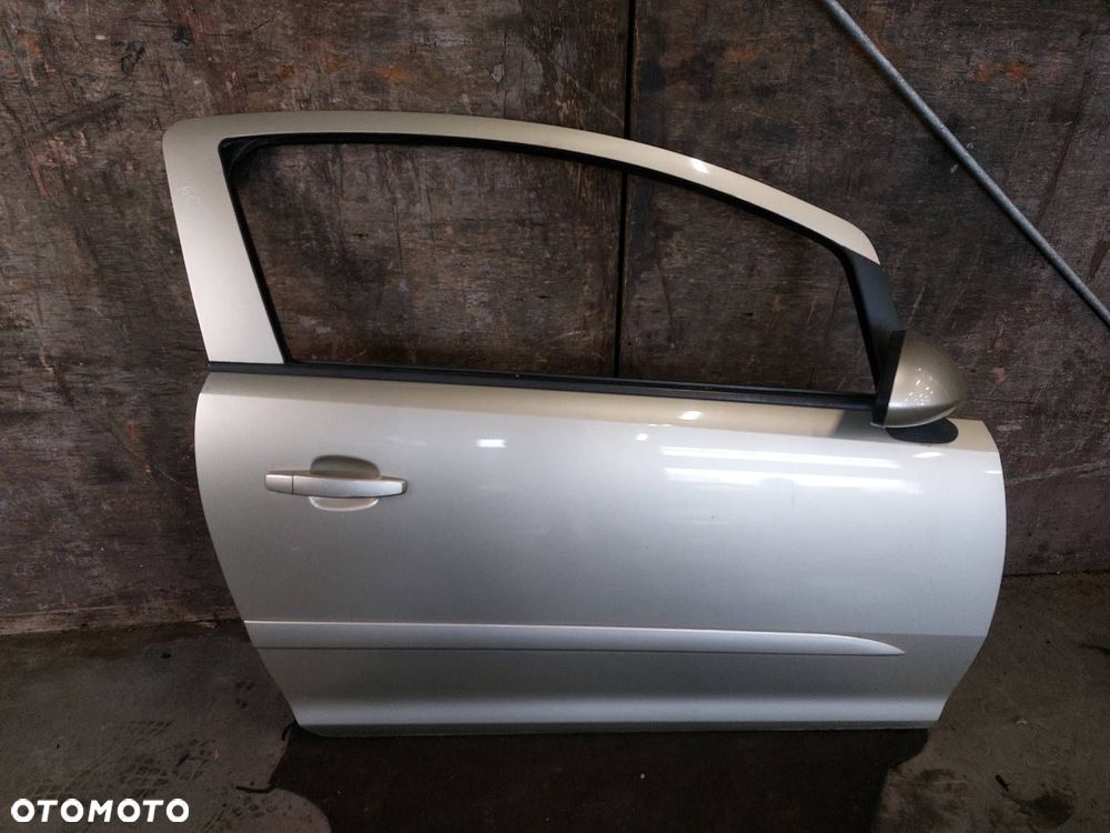 DRZWI KOMPLETNE PRAWY PRZÓD OPEL CORSA D HB 3D Z40M - 1
