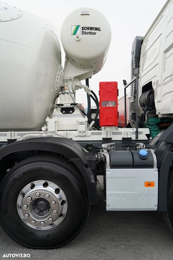 Volvo VOLVO FMX 460 / 8x4 / 9m3 BETONIERĂ / SCHWING STETTER / 9 M3 / I-SHIFT / JANTE DIN ALIAJ / EURO 6 - ANUL DE PRODUCȚIE: 2022 DATA ÎNMATRICULĂRII: 17.01.2022 VIN: YV2XTYOG1NB364494 KILOMETRAJ: 118.000 KM - EURO 6 AER CONDIȚIONAT CUTIE DE VITEZE ȘI SCHI - 16