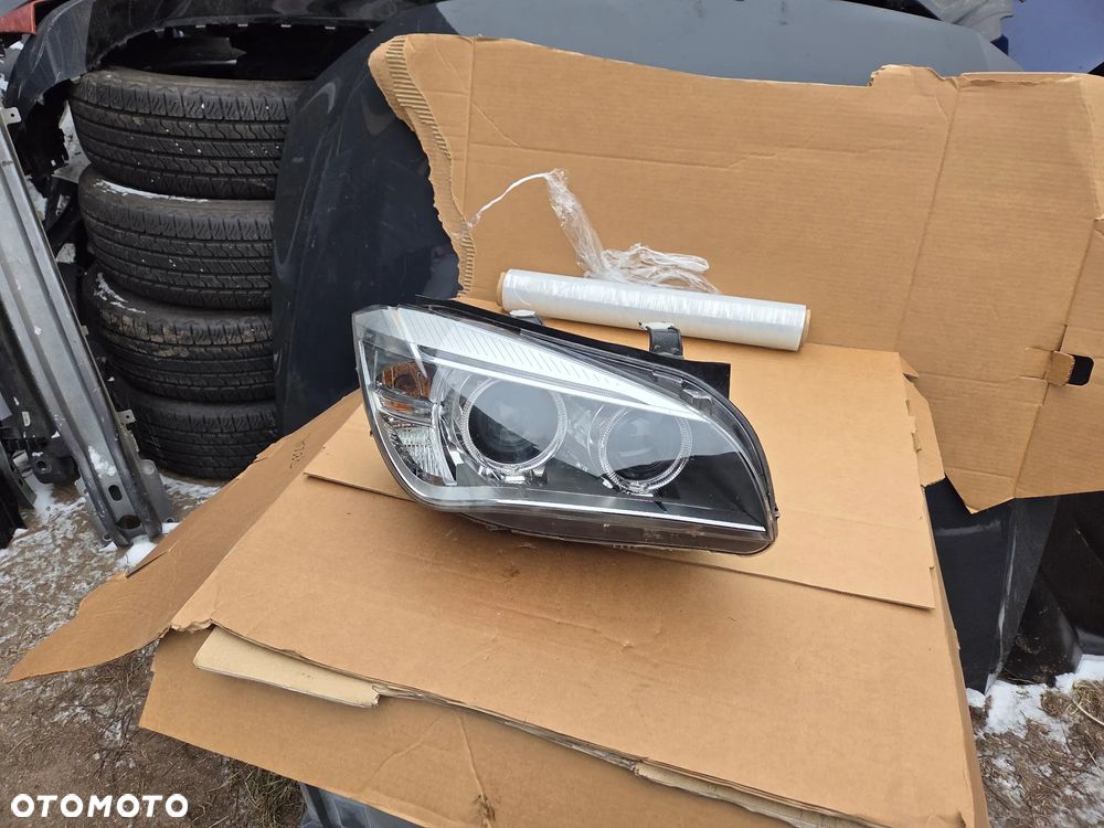 Lampa przednia prawa BMW X1 X-1 I E84 Lift LCI Xenon Led 7290240 63117290240 Reflektor prawy przód przedni BMW X-1 E84 Lci - 2