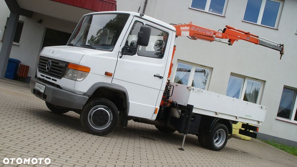 Mercedes-Benz Vario 512 2.9 122KM 5-cyl * PRZEBIEG 96oooKm * HDS 1900Kg * DMC 3.5T * KAT.B * WZMOCNIONA WERSJA * MOŻLIWY NOWY KIPPER 3-STRONNY * WYWROT * NA ZAMÓWIENIE WYWROTKA * IMPORT - 2