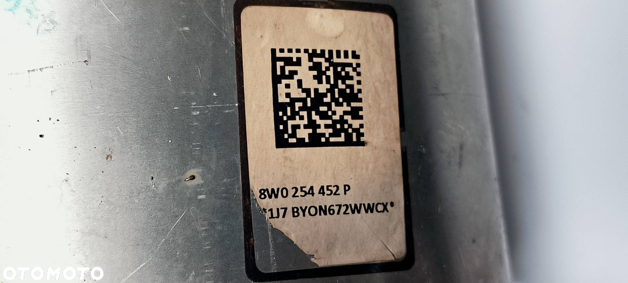 TŁUMIK AUDI A4 B9 QUATTRO 8W0254452P 8W0131703BL 8W0131703BD - 8