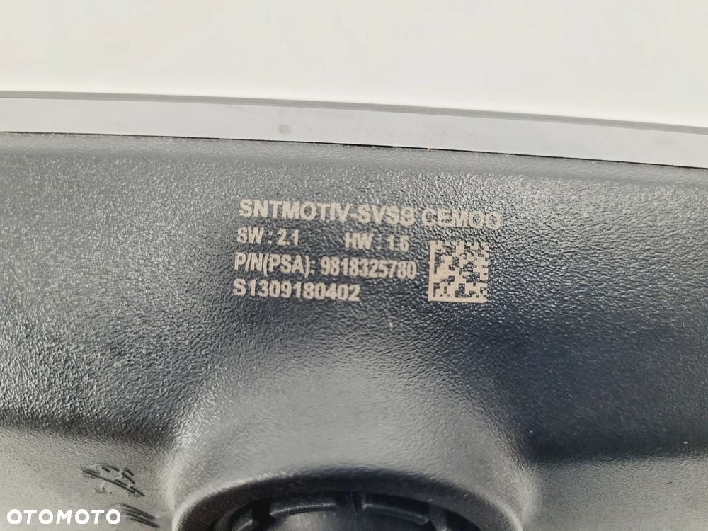 EKRAN WYŚWIETLACZ KAMERA COFANIA PARTNER BERLINGO IV COMBO E PROACE CITY 2018-  CZĘŚCI - 4