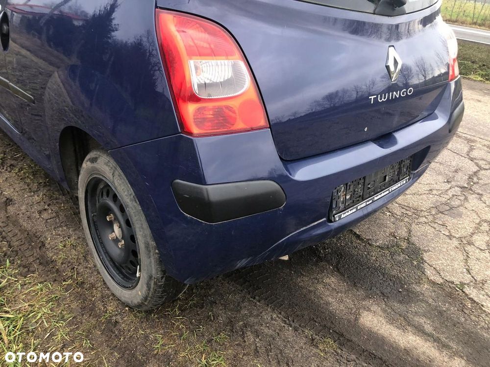 RENAULT TWINGO II 2 N 2007-2011 ZDERZAK TYLNY niebieski - 2