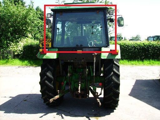 Szyba Szyby JOHN DEERE SG2 TYLNA nr 38 - 2
