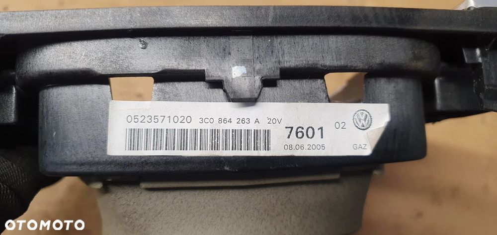 Ramka dekor tunelu wybieraka VW Passat B6 3C0864263A - 6