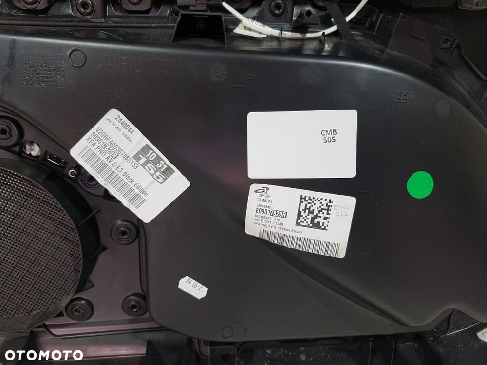 RENAULT SCENIC IV 4 BOCZEK TAPICERKA DRZWI PRZÓD PRZEDNICH LEWYCH ORYGINAŁ - 4