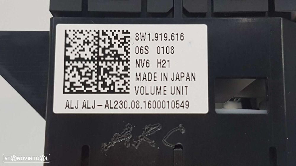 SISTEMA DE CONTROLE DE RÁDIO/CD AUDI A4 BERLINA (8W2) BáSICO - 3