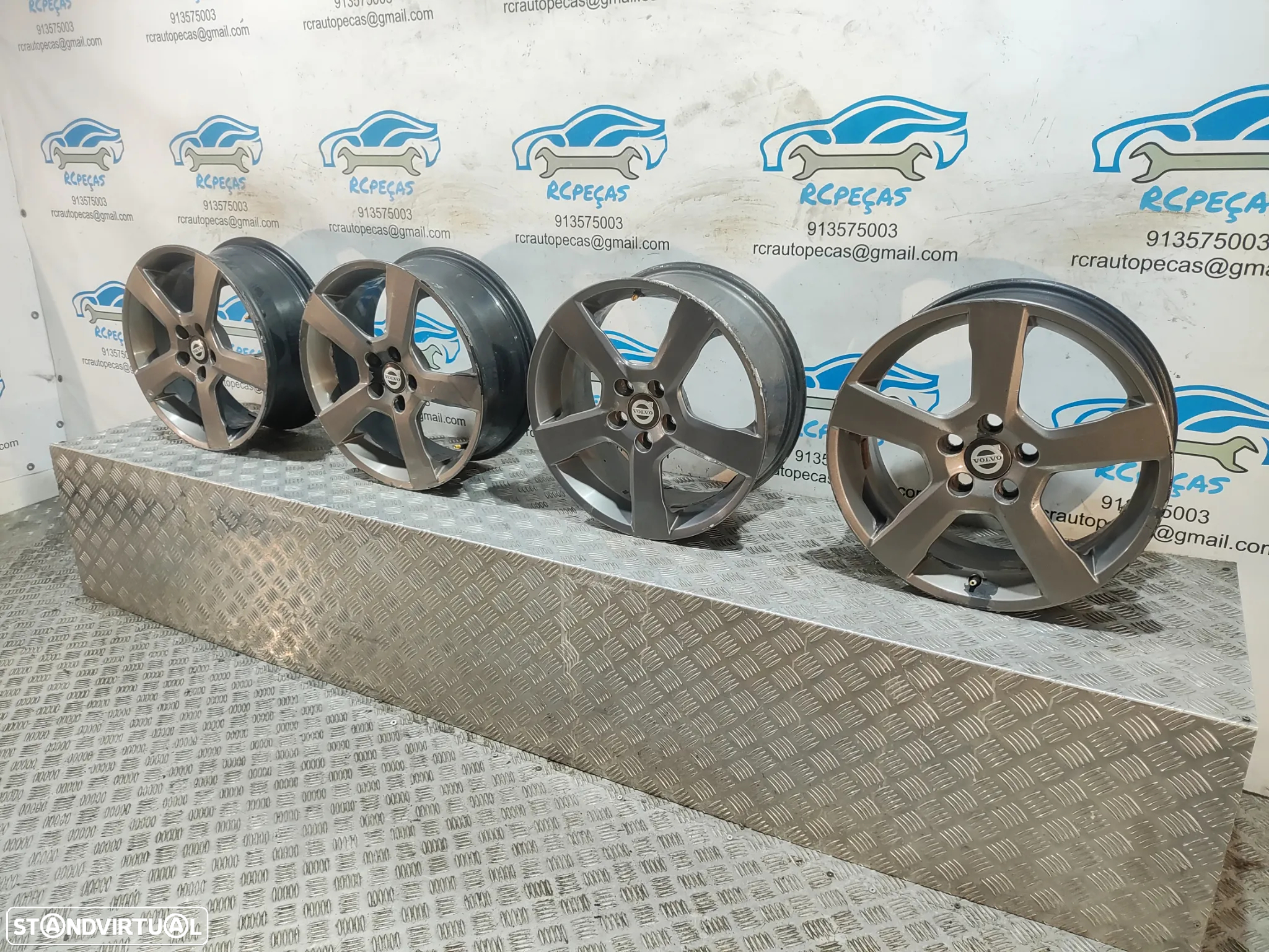 Conjunto Jantes 17 Originais Volvo C30 7J ET52,5 5x108 - 10