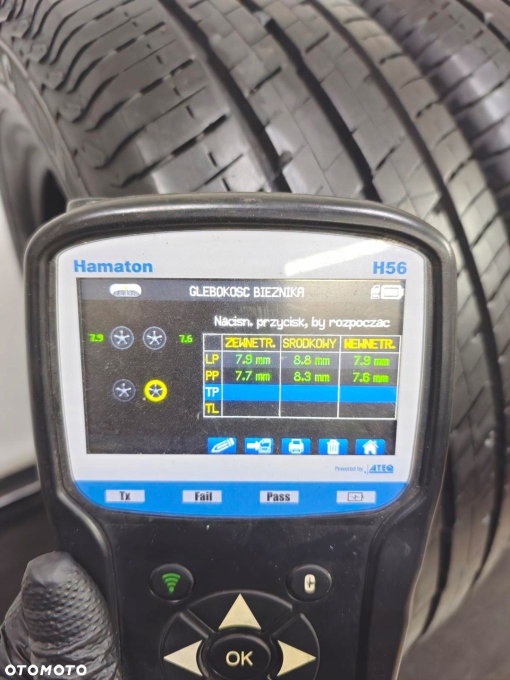 215/65r15C Continental 2018 letnia 7,5mm 50915 - 8