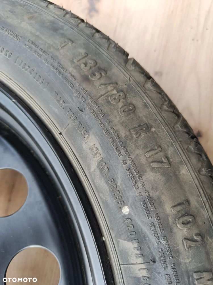 BMW E60 E61 KOŁO DOJAZDOWE ZAPASOWE 135/80 17 ET18 - 8