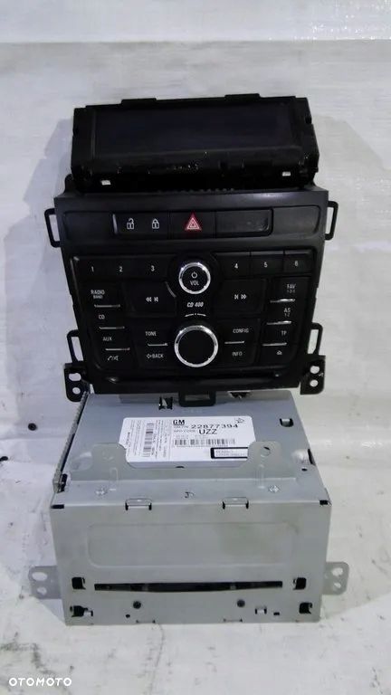 RADIO CD 22877394 WYŚWIETLACZ zafira c - 1