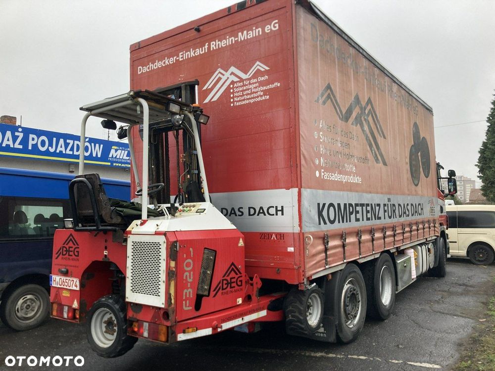 Scania Scania G320 Wózek PALFINGER Firanka Plandeka plandeka Moffett 2012 - 3