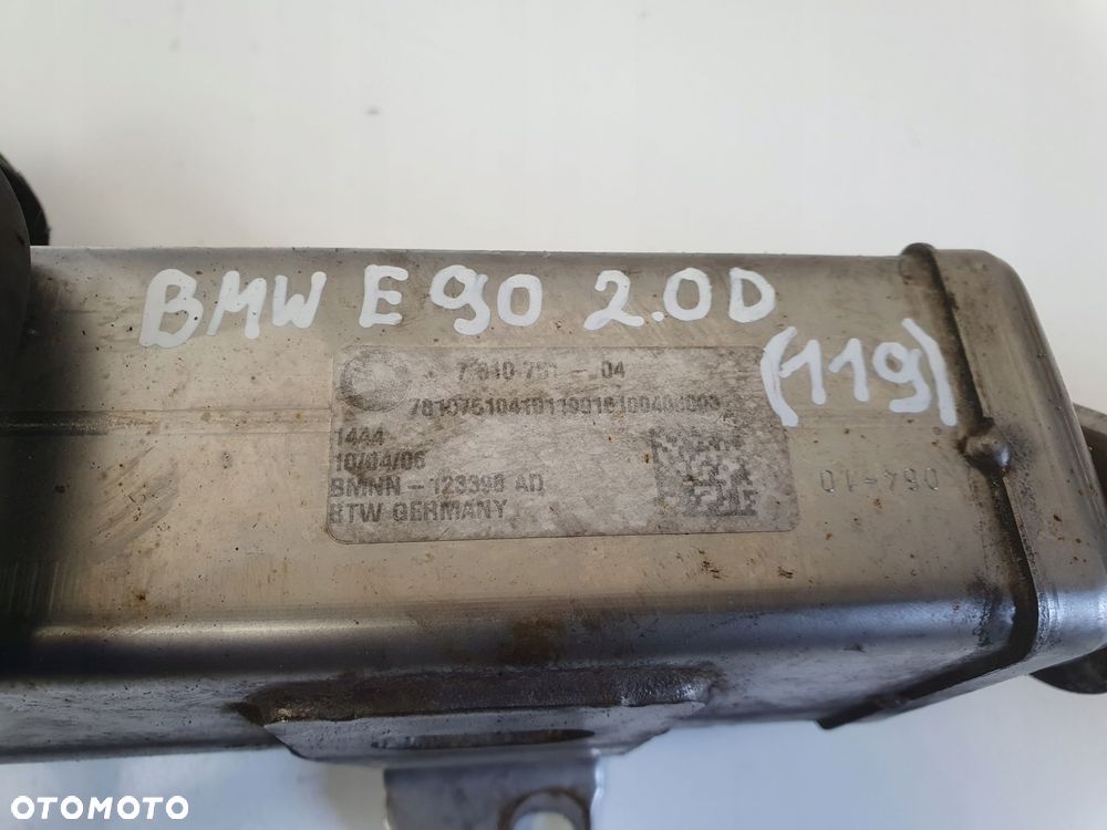 BMW E87 E90 2.0 D CHŁODNICA SPALIN zawór egr 7810751 - 11