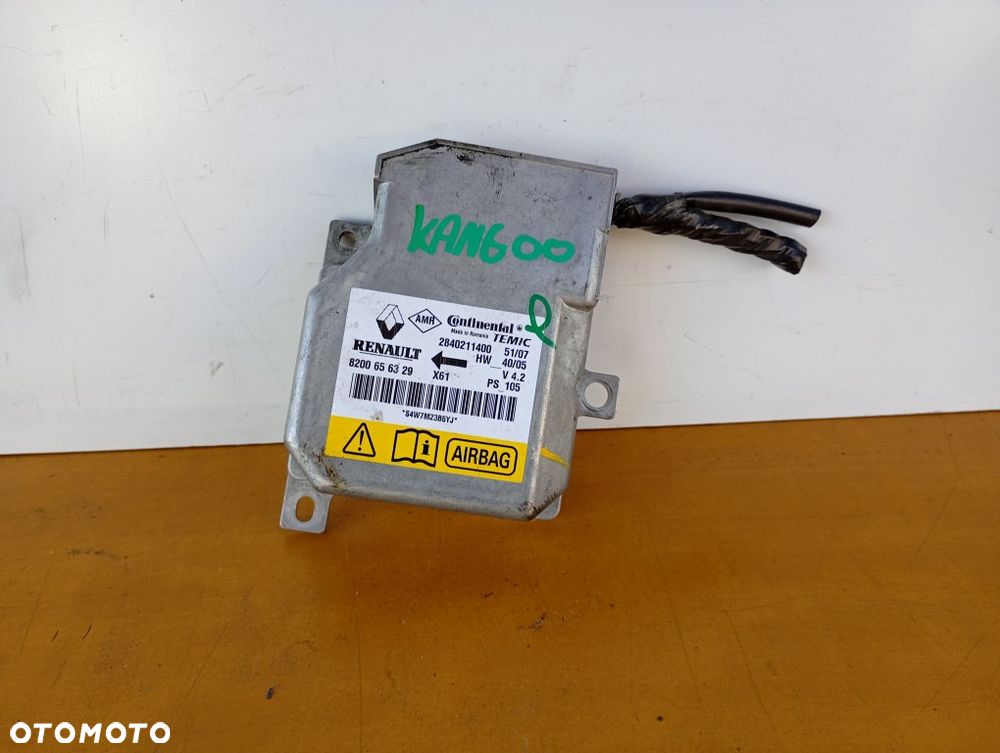 moduł poduszki airbag sensor renault kangoo 8200656329 - 1