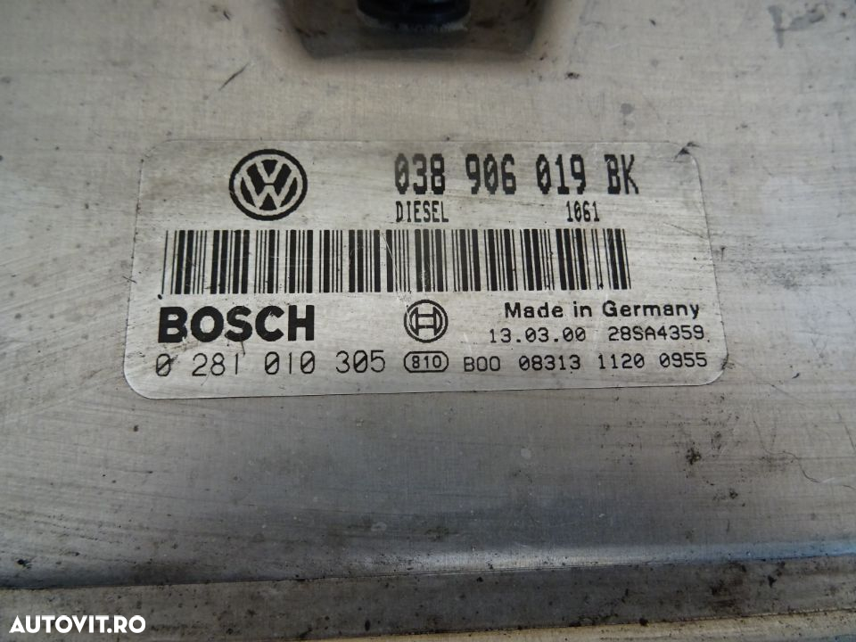 Calculator motor Volkswagen Passat 1.9 TDI din 2000 - 2