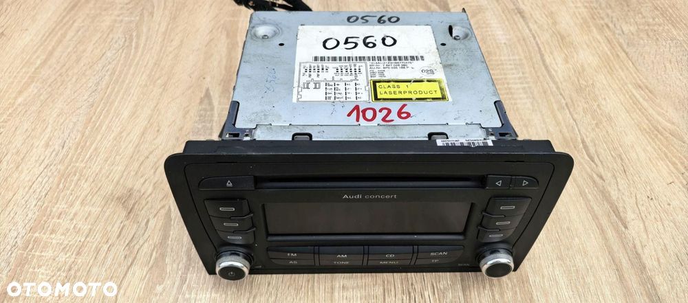 RADIO AUDI CONCERT AUDI A3 8P LIFT 2.0 FSI 3D 8P0035186P
