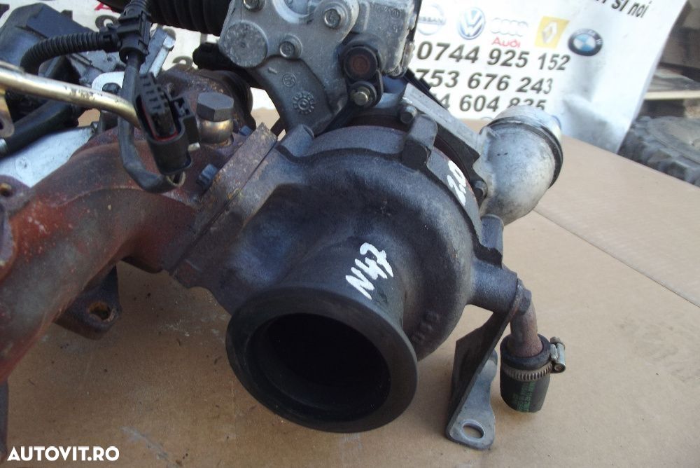 Turbina BMW 2.0 N47 E90 E91 E92 E60 F10 E61 E87 E88 turbosuflanta 2.0 - 3