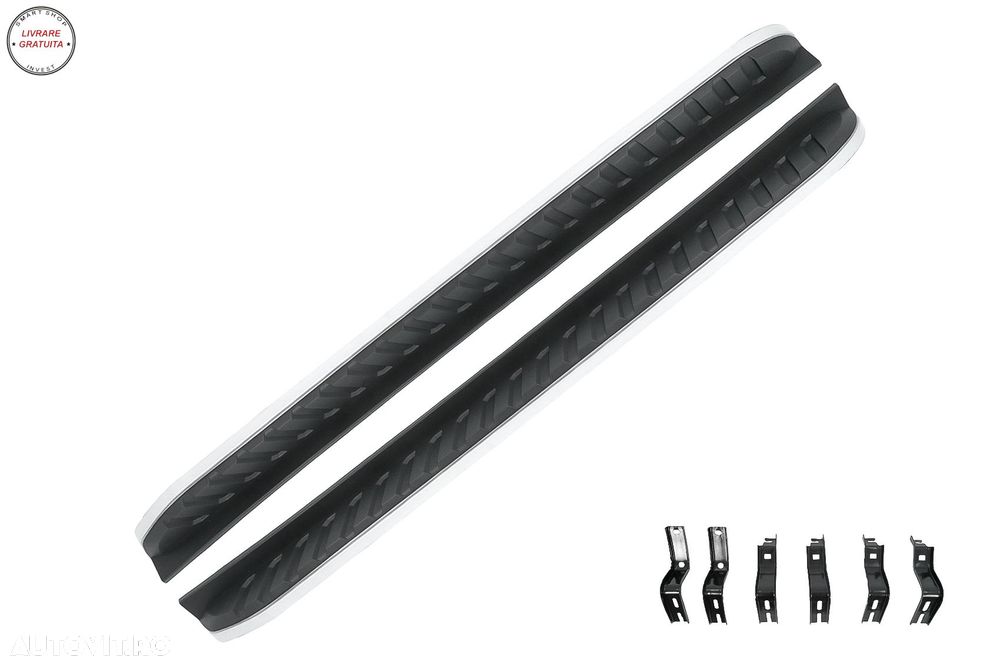 Praguri trepte laterale Ford Ranger T6 Cabina Dubla (2011-2020)- livrare gratuita - 2