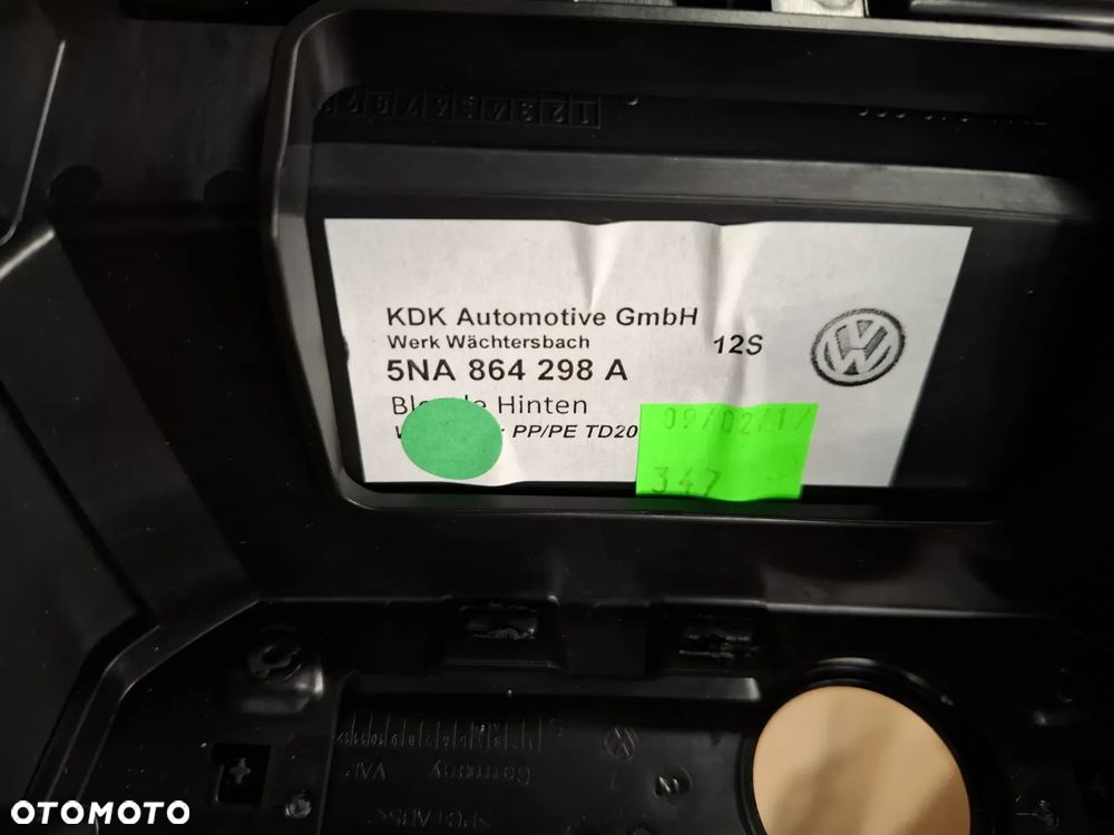 KRATKA NAWIEWU OSLONA TUNELU TYL TYLNA NOWA ORYGINALA VW TIGUAN II 16-24 SLASK WYSYLKA - 3