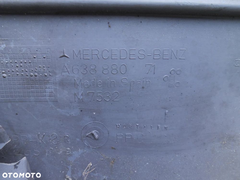 ZDERZAK TYLNY MERCEDES VITO A638 A63888071 - 4