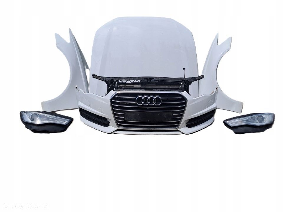 AUDI A6 C7 LIFT PRZÓD MASKA ZDERZAK BŁOTNIK XENON LED S-LINE LY9C - 1