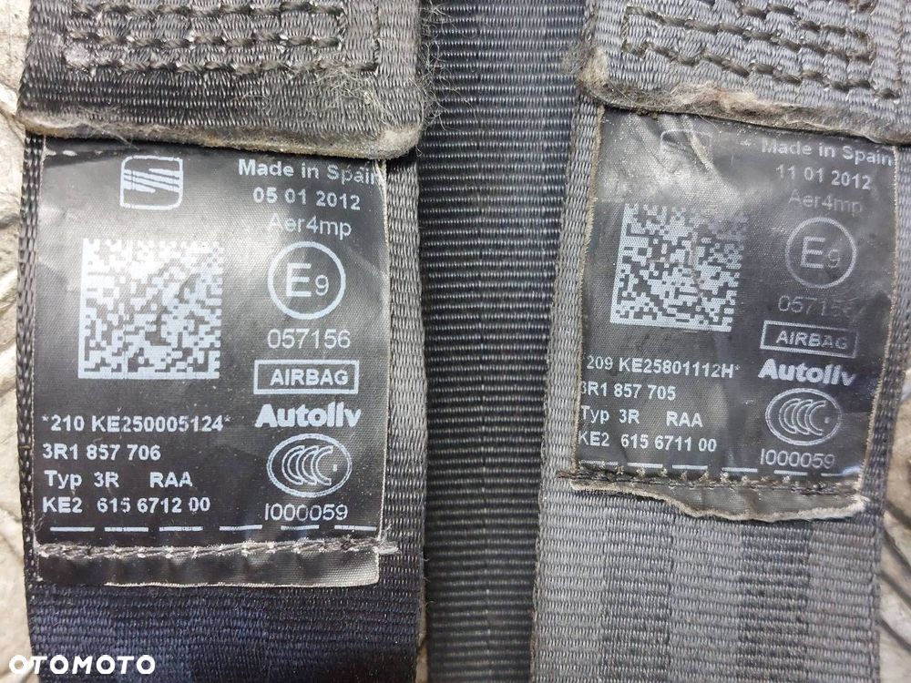ZESTAW AIRBAG KOKPIT DESKA MODUŁ PODUSZKI PASY SEAT EXEO I 3R0880201C - 14