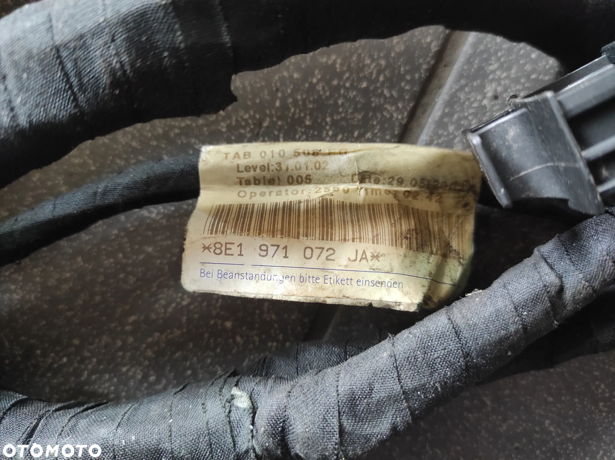 AUDI A4 B6 1.8T AVJ WIĄZKA INSTALACJA SILNIKA KOMPLETNA CAŁA SPRAWNA GWARANCJA 8E1971072JA  WYSYŁKA !!! - 5