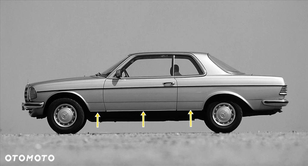 NOWE LISTWY PRÓG MERCEDES 123 COUPE C123 W123