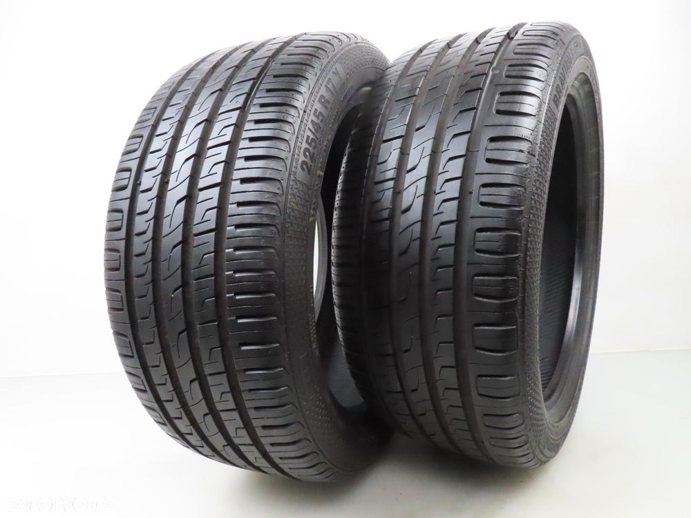 2x 225/45R17 OPONY LETNIE UŻYWANE Barum Bravuris 3HM 91Y - 1