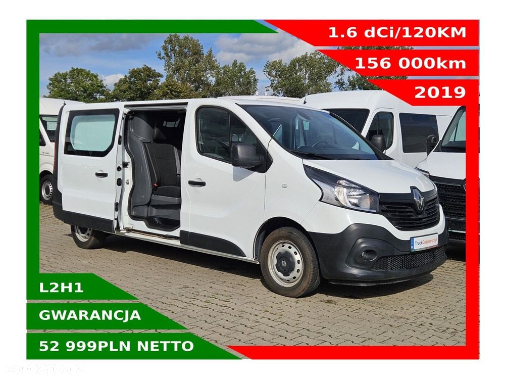 Renault Trafic Long *52999zł NETTO* Brygadówka 6 osób 1,6dCi/120KM - 1