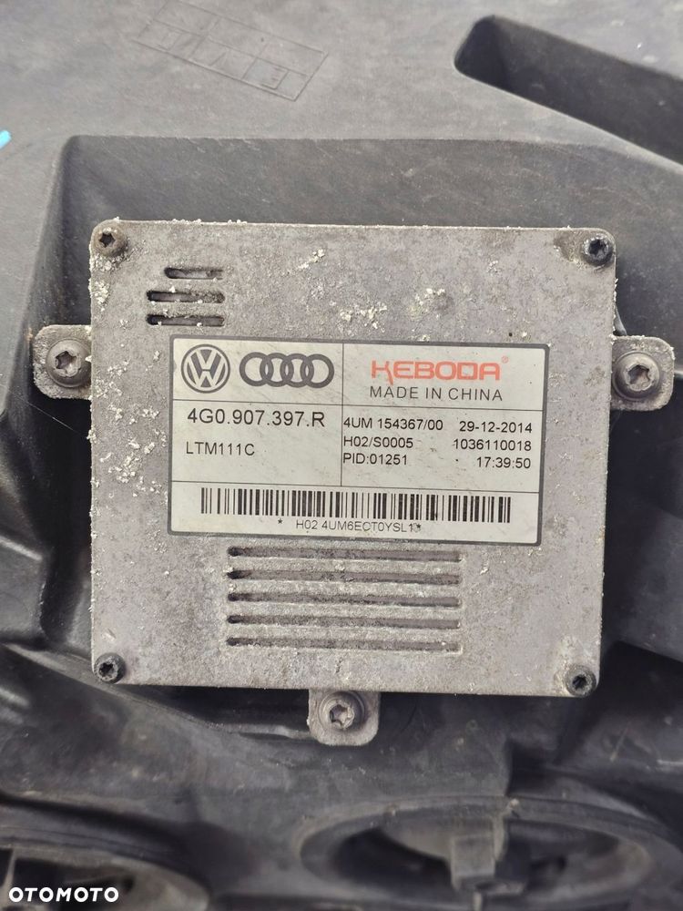 reflektor lampa lewy przód lewa bixenon led audi a6 c7 lift 4g0941005g - 2