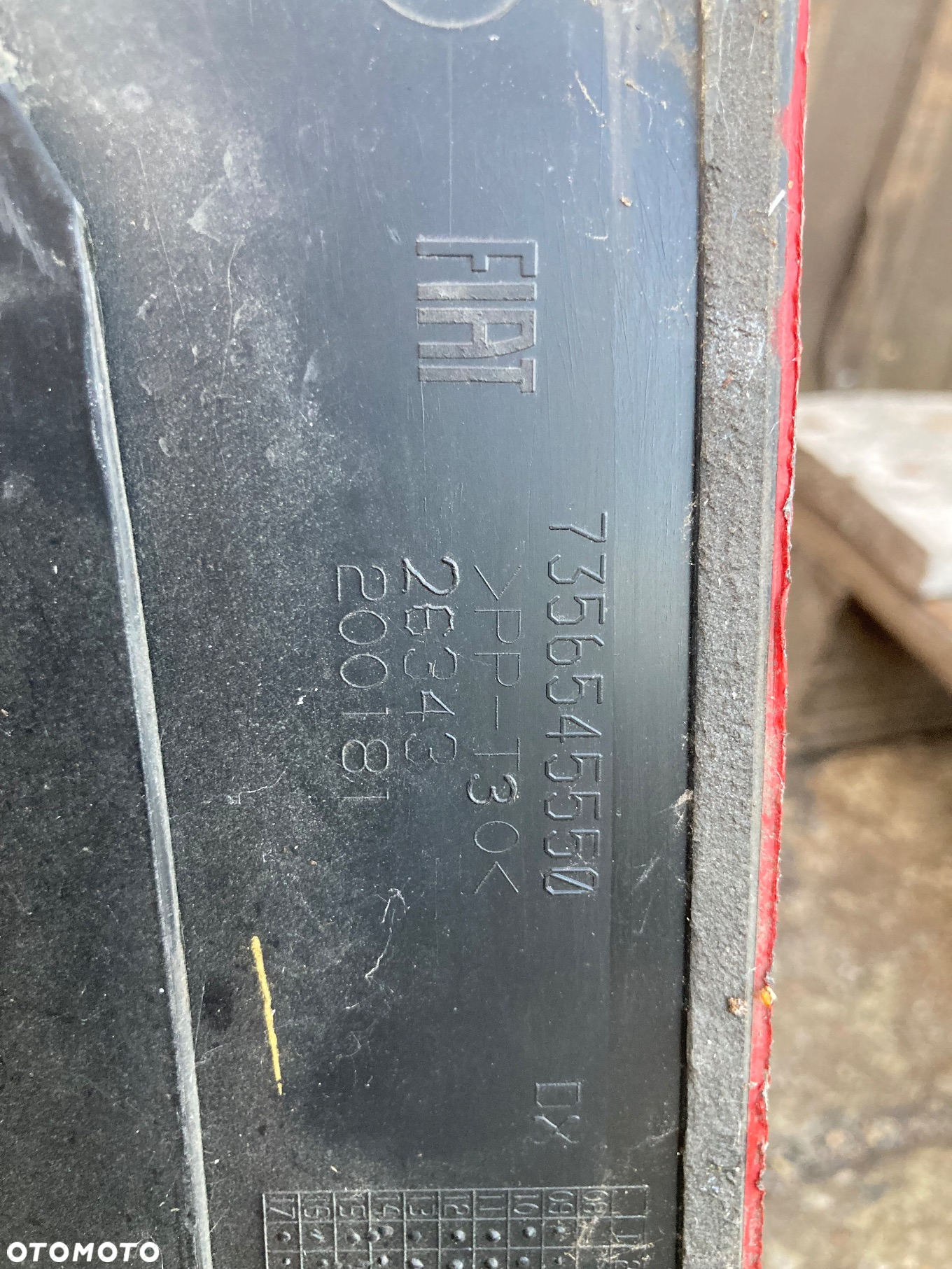 FIAT 500 LIFT ABARTH  7356545550 LISTWA PROGOWA PRAWA - 3