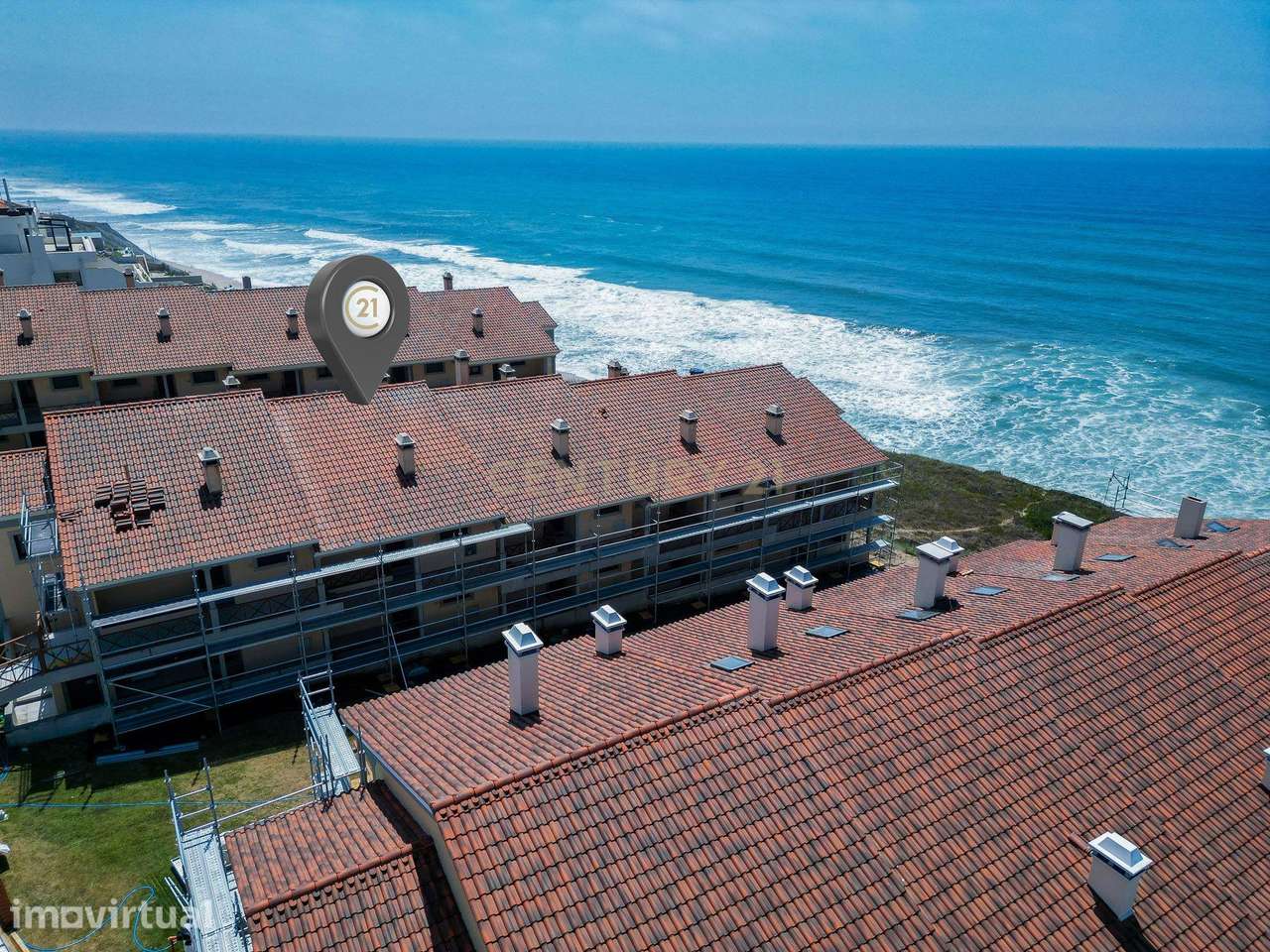 Apartamento T2 Duplex com Vista Mar e Garagem Privada – Pedra do Ouro, - Grande imagem: 3/26