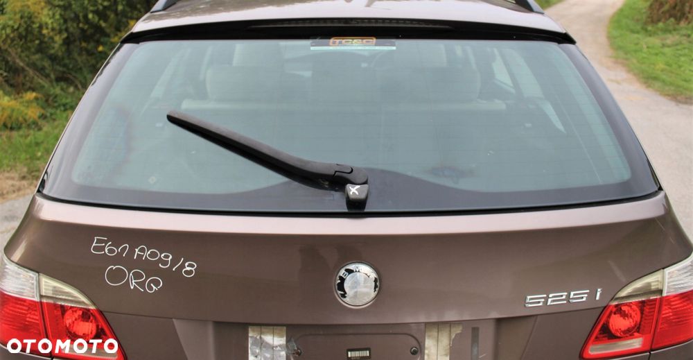 KLAPA TYŁ TYLNA BMW E61 A09 AMETHYSTGRAU ORYGINAŁ - 2