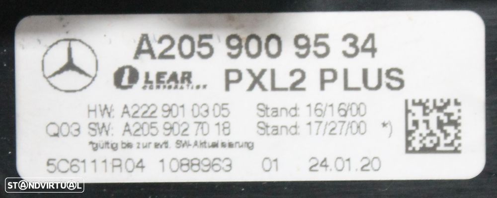 BALASTRO MERCEDES-BENZ W205 - 3