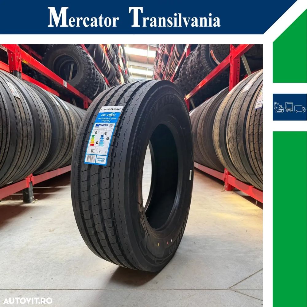 Anvelopa NOUA 245/70R19.5 Crosswind CW-HS02, M+S*, Regional, Directie, 136/134M - 1