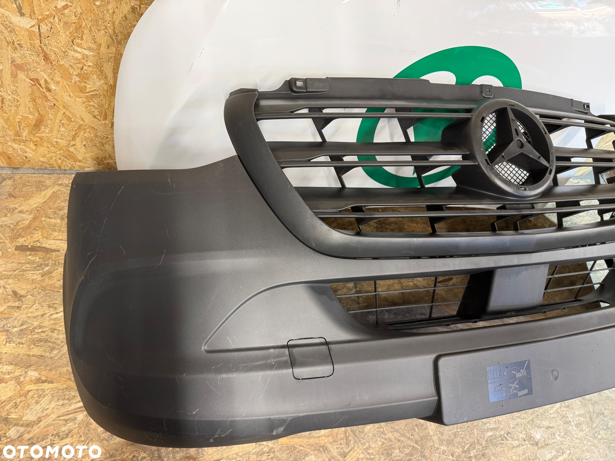 Maska zderzaka lampa komplet chłodnic Mercedes sprinter 907 910 - 3