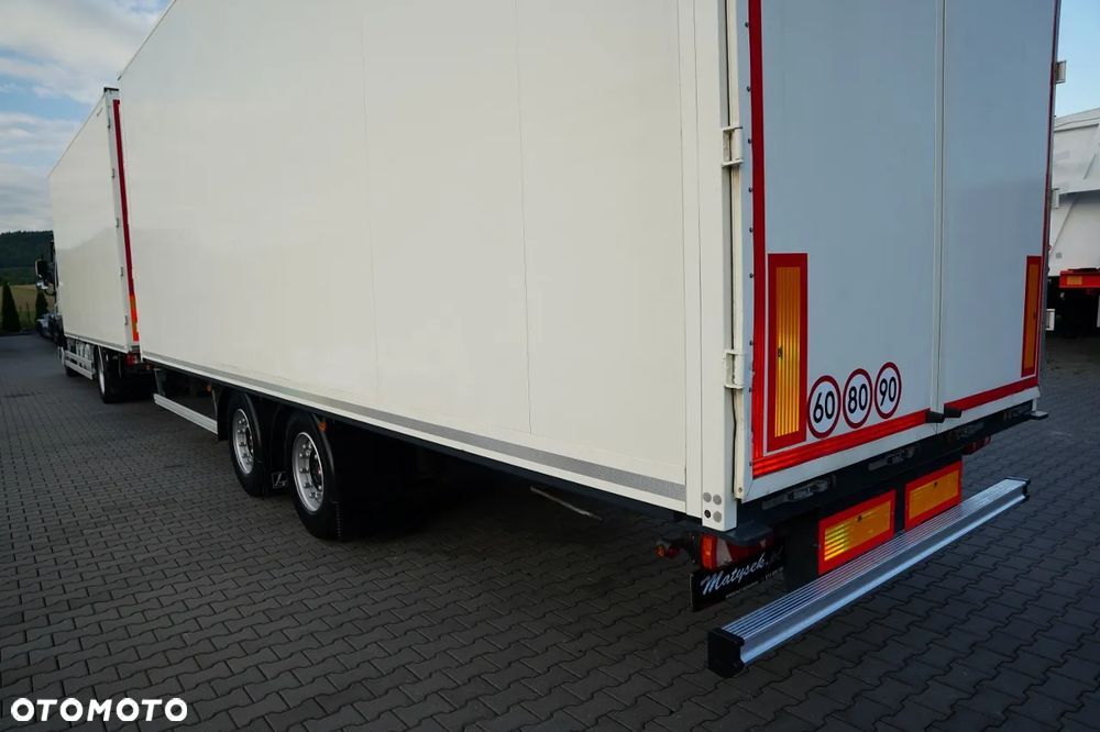 DAF CF 450 / ZESTAW TANDEM 120 M3 / PRZEJAZDOWY / KONTENER / 7,2 M + 8,0 M / LECITRAILER / MOCNA PODŁOGA / EURO 6 - 14