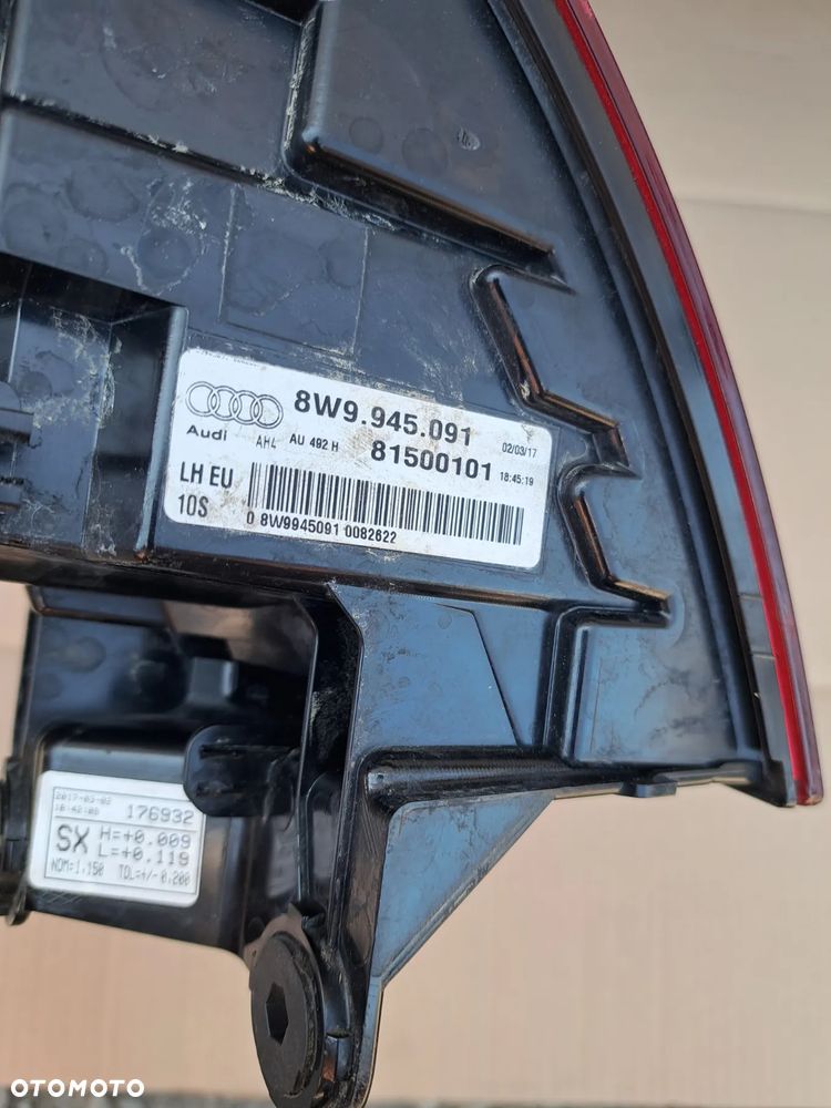 Audi A4 B9 Avant lampa lewy tył 8W9945091 kombi led - 8