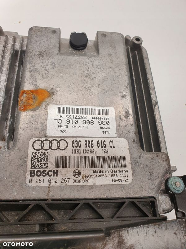 KOMPUTER STEROWNIK AUDI A6 C6 2,0 TDI 03G906016CL - 2