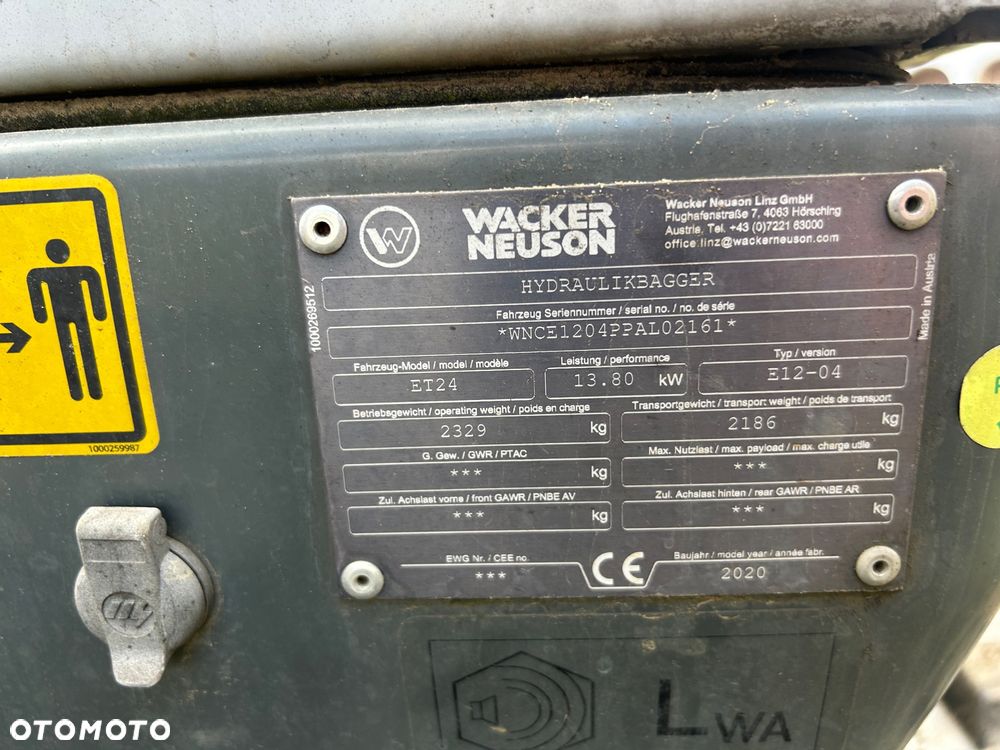Wacker Neuson ET 24 — X 3 Łyżki —411.MTH —- - 10