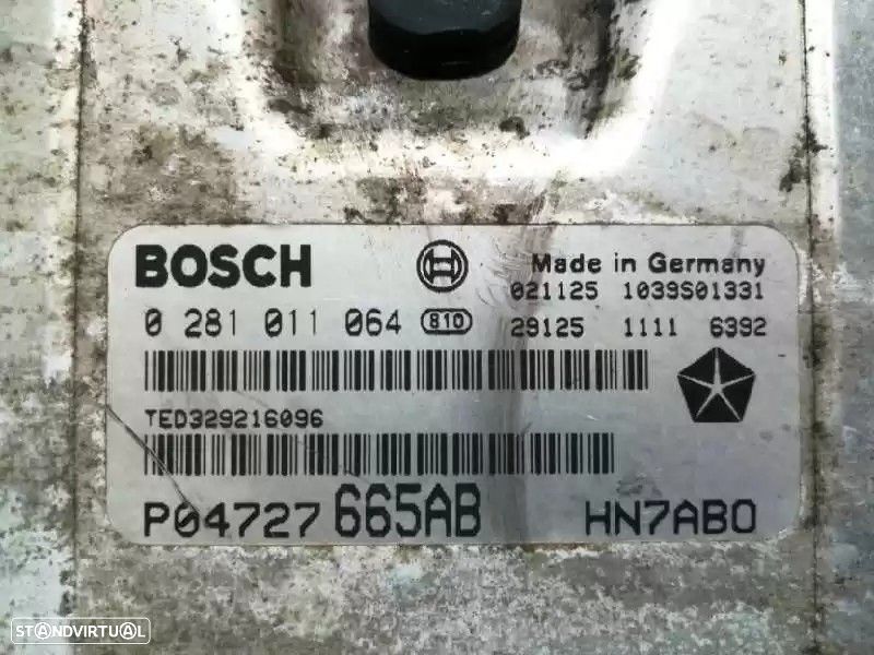 CENTRALINA MOTOR UCE CHRYSLER VOYAGER IV 2007 -0281011064 - 1