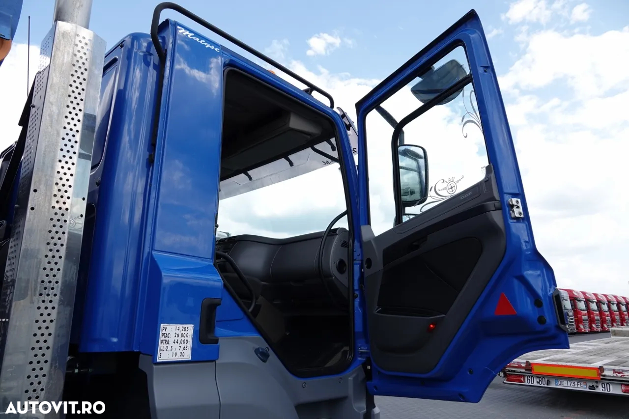 DAF CF 460 / 6x4 / BASCULANTE / HYDROBOARD / HYDROCLAP / EURO 6 / AN 2016 / PNEURI 100% / - 38