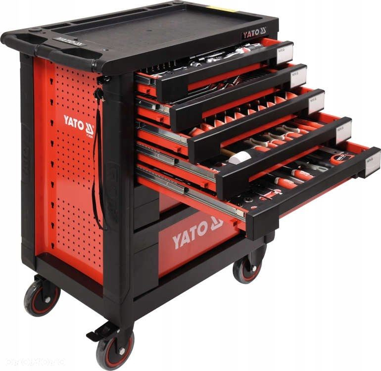 YATO WÓZEK WARSZTATOWY SERWISOWY SZAFKA NARZEDZIOWA YT-55290 212 sztuk - 2